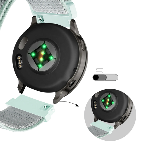 Bandz Bracelet nylon Loop Garmin Venu (cyan)