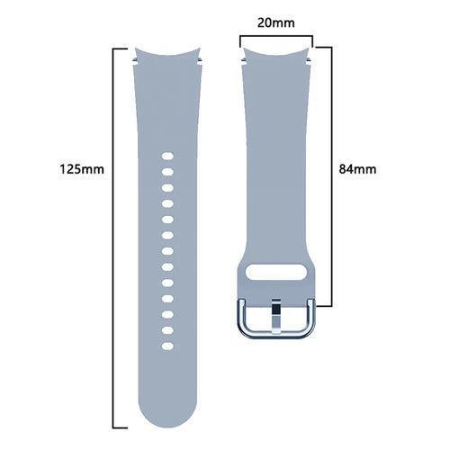 Bracelet silicone boucle Samsung Galaxy Watch 5 Pro (bleu)