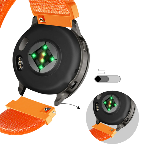 Bandz Bracelet nylon Loop Garmin Vivomove HR (orange)