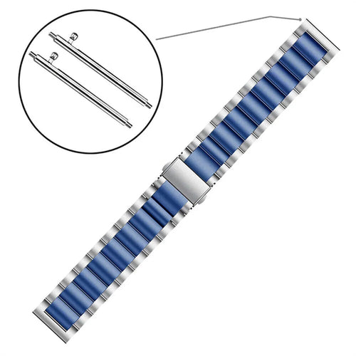 Bracelet acier Coros Apex 2 Pro (argent/bleu)