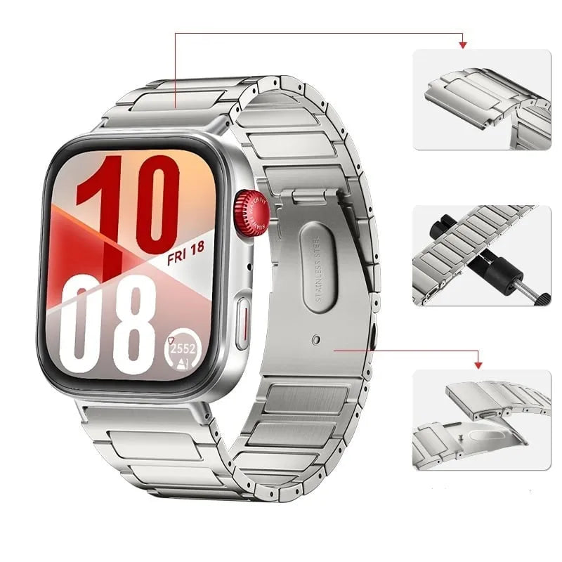 Bracelet titane Huawei Watch Fit 5 (argent)
