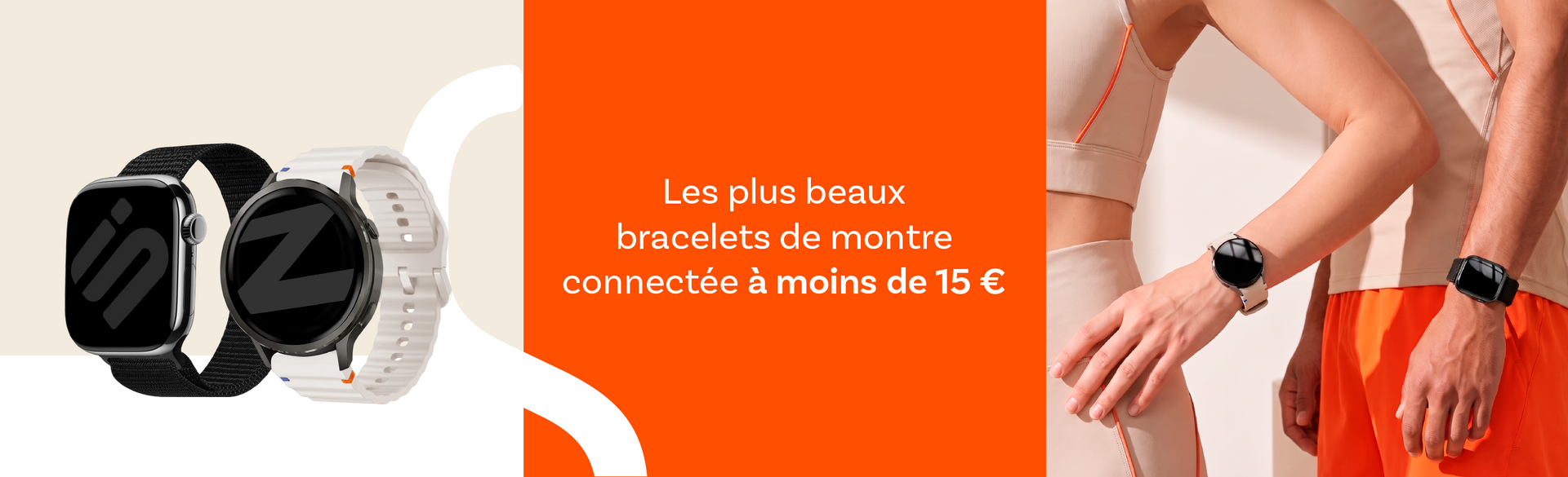 Les plus beaux bracelets smartwatch à moins de €15