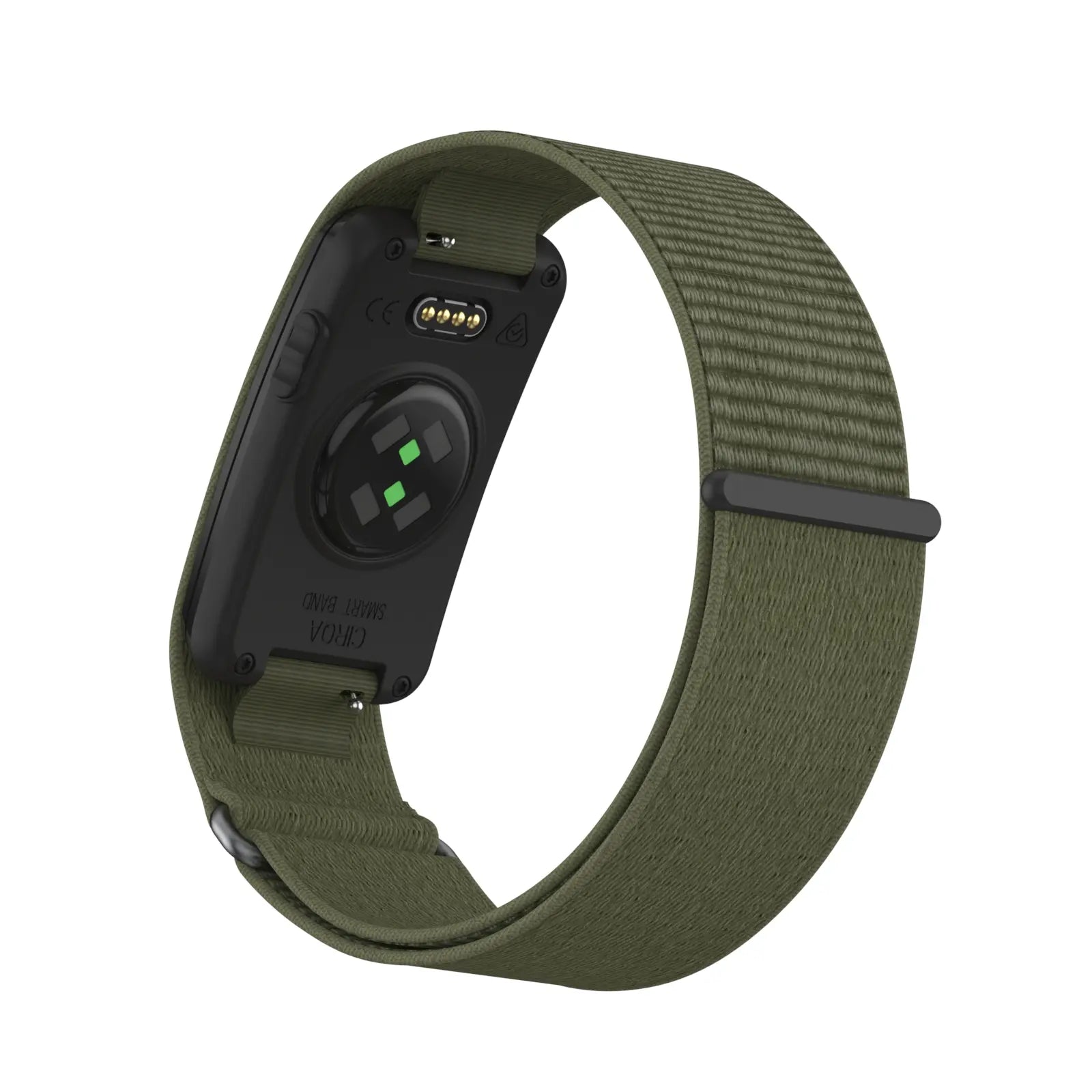 Biceps nylon bracelet Garmin Cirqa (vert olive)