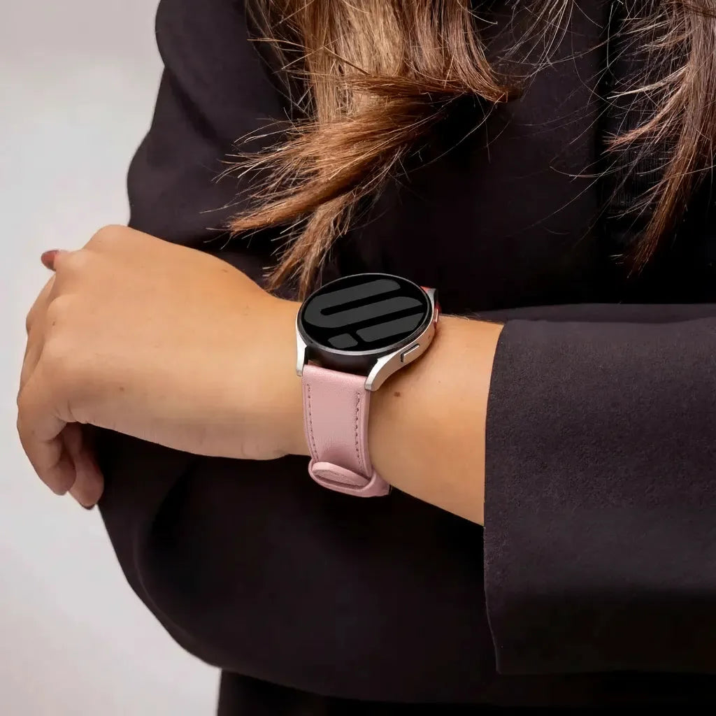 Withings Steel HR Sport Modern Leather Strap (Pink)