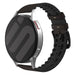 Bracelet cuir et silicone Amazfit Bip U (Pro) (marron)