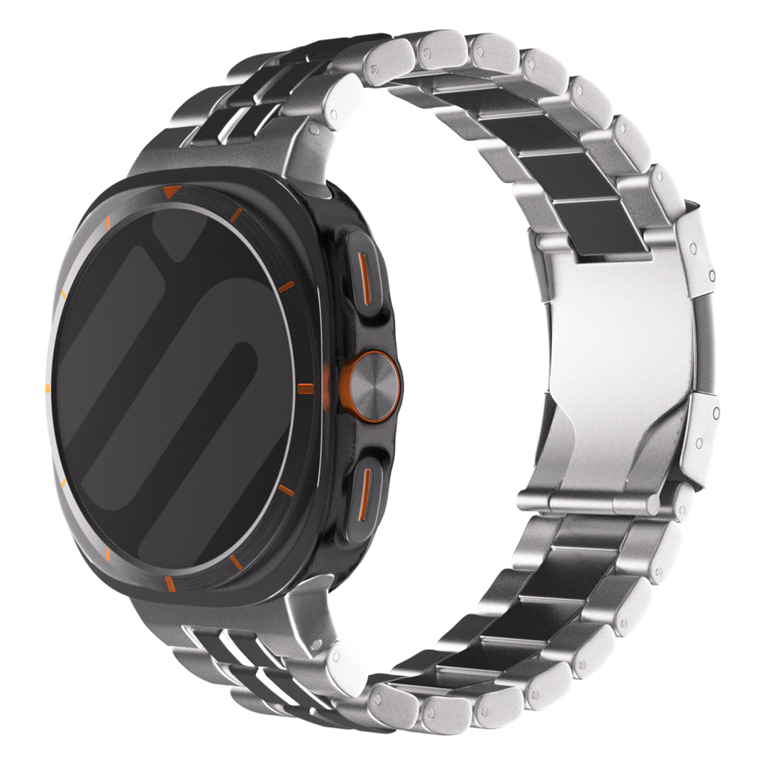 Bracelet titane 'Square' Samsung Galaxy Watch Ultra (argent)
