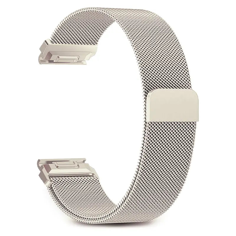 Bracelet milanais premium Garmin Instinct E - 45mm (lumière stellaire)