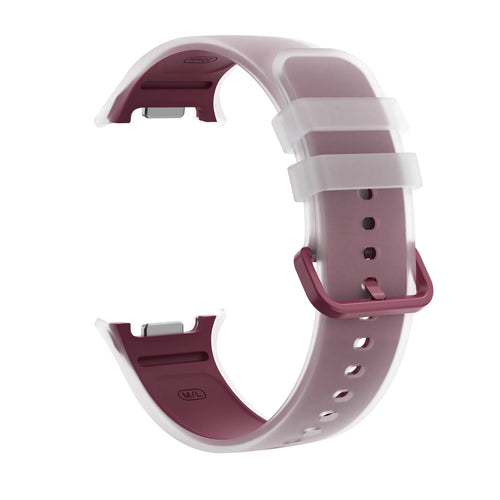 Samsung Galaxy Watch 8 - 44mm Jelly Silicone Strap (Wine Red)