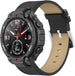 Bracelet cuir Amazfit T-Rex (Pro) (noir)