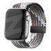 Bandz Bracelet nylon tressée avec P-buckle Apple Watch (mandala noir) 