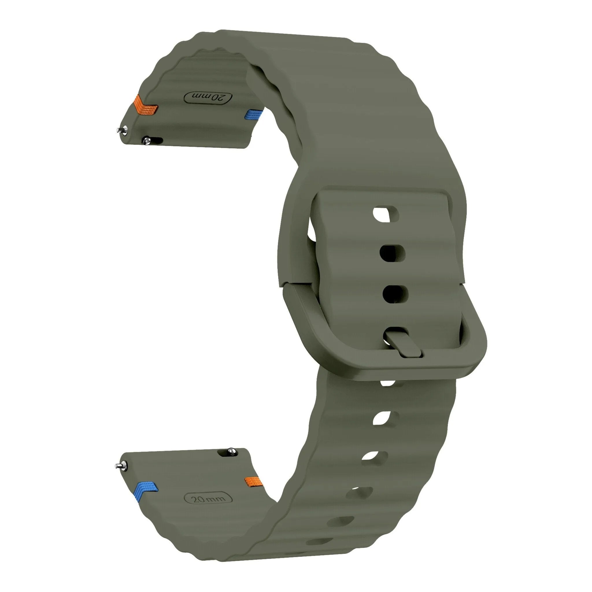 Polar Vantage M Wave Silicone Bracelet (Army Green)
