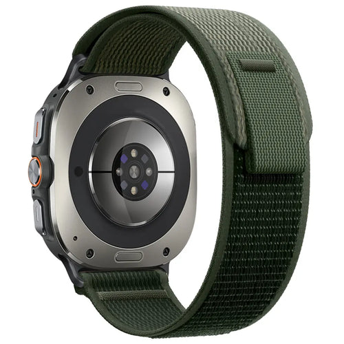 Bracelet nylon trail Samsung Galaxy Watch Ultra (vert militaire)