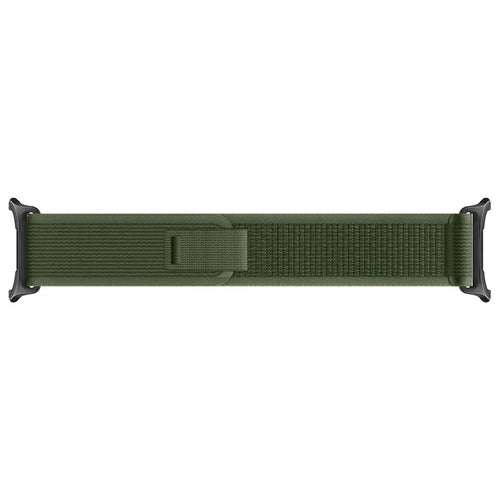 Bracelet nylon trail Samsung Galaxy Watch Ultra (vert militaire)