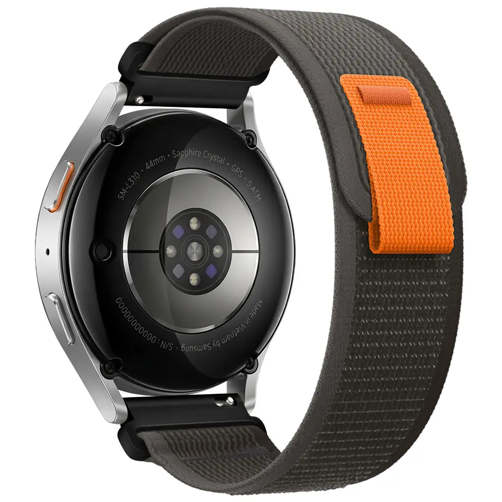 Bracelet nylon trail Huawei Watch GT 3 - 46mm (noir/gris)