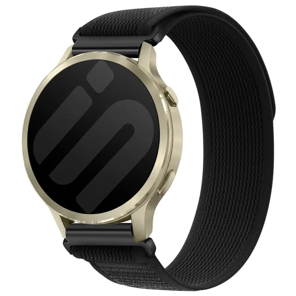 Bracelet nylon trail Garmin Forerunner 255 (noir)