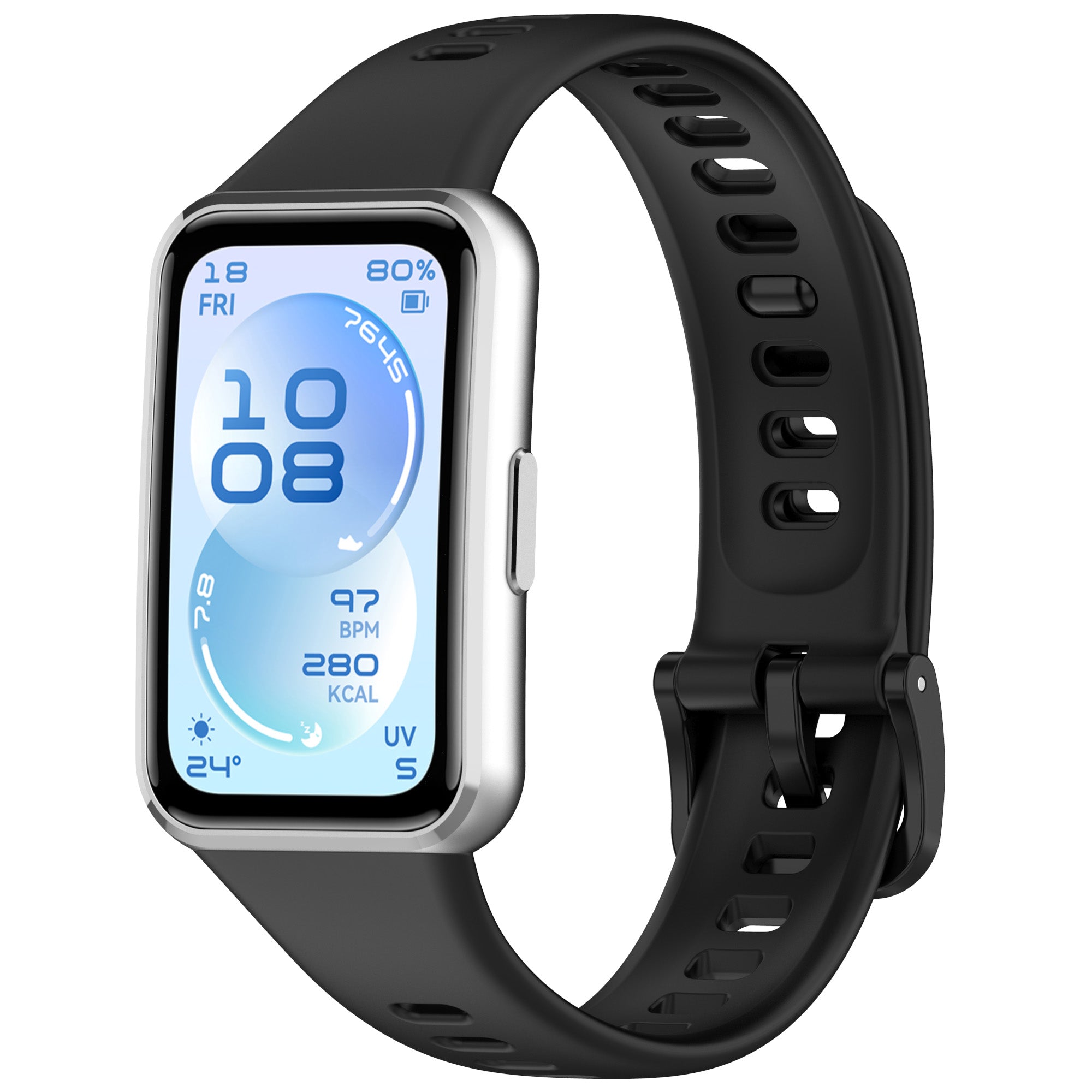 Bracelet silicone Huawei Band 11 (noir)