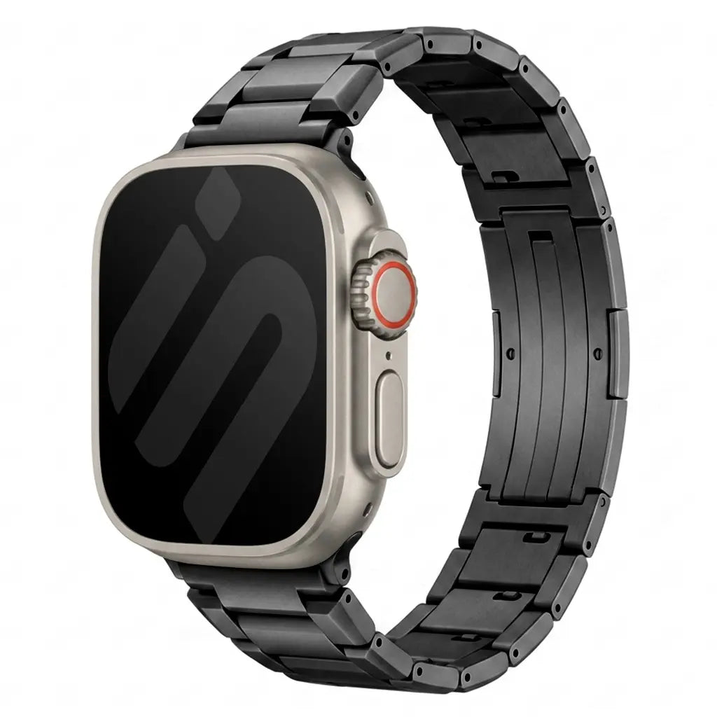 Bracelet titane raffiné Apple Watch (noir)