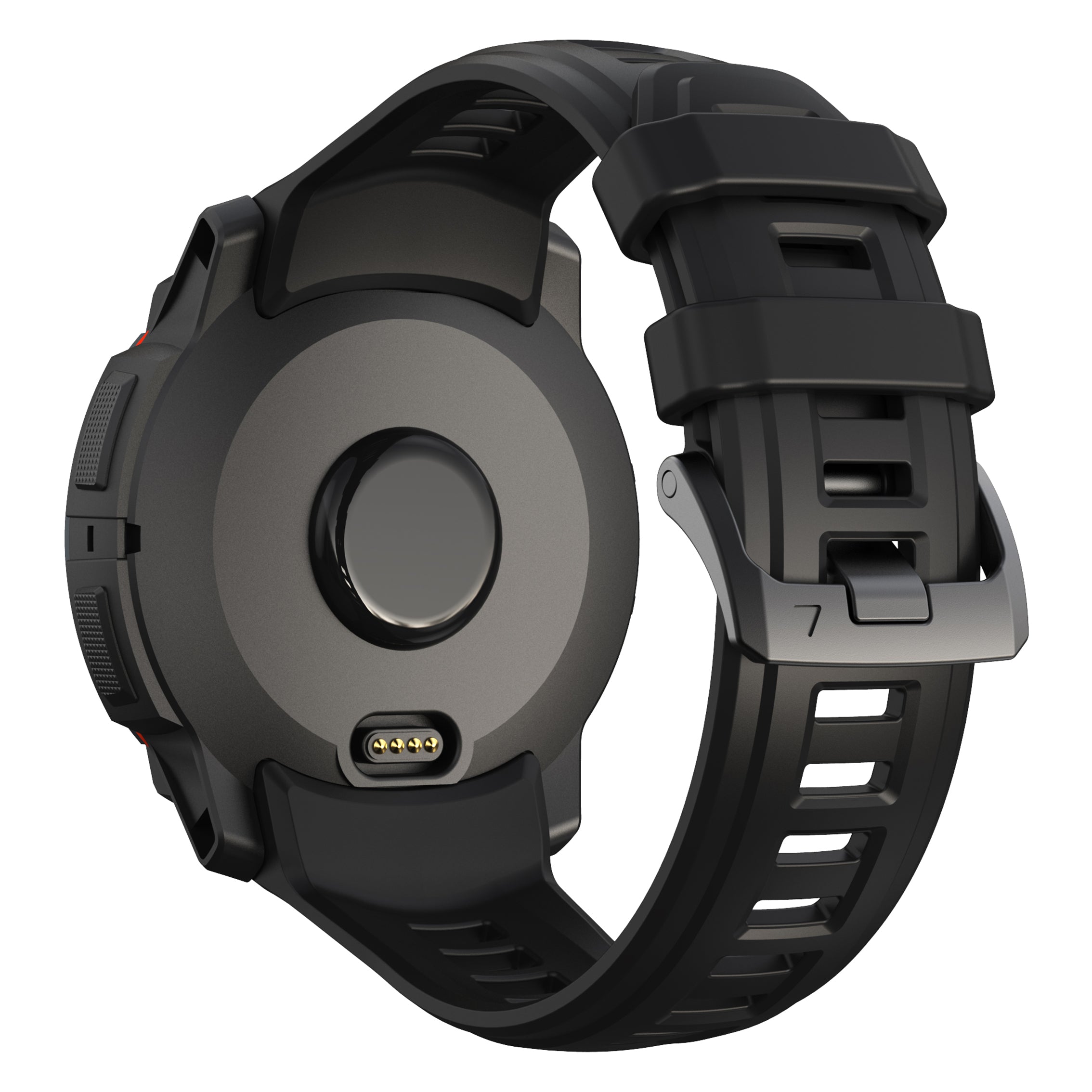 Bracelet silicone 'perfect fit' Garmin Instinct 3 - 45mm (noir)