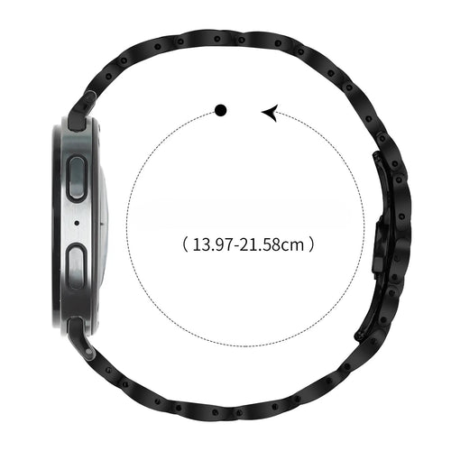 Bracelet acier fin Samsung Galaxy Watch 8 - 40mm (noir)