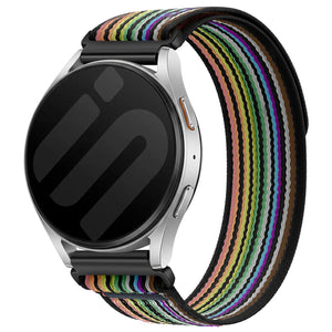 Bracelet nylon trail Amazfit Active 2 (noir/multicolore)