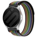 Bracelet nylon trail Amazfit Active 2 (noir/multicolore)