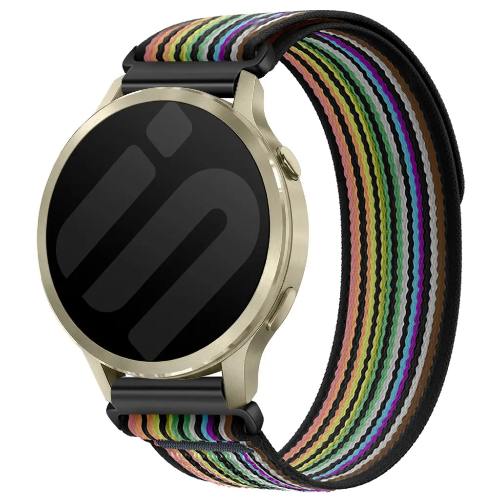 Garmin Approach S12 Trail Nylon Strap (Black/Colourful)