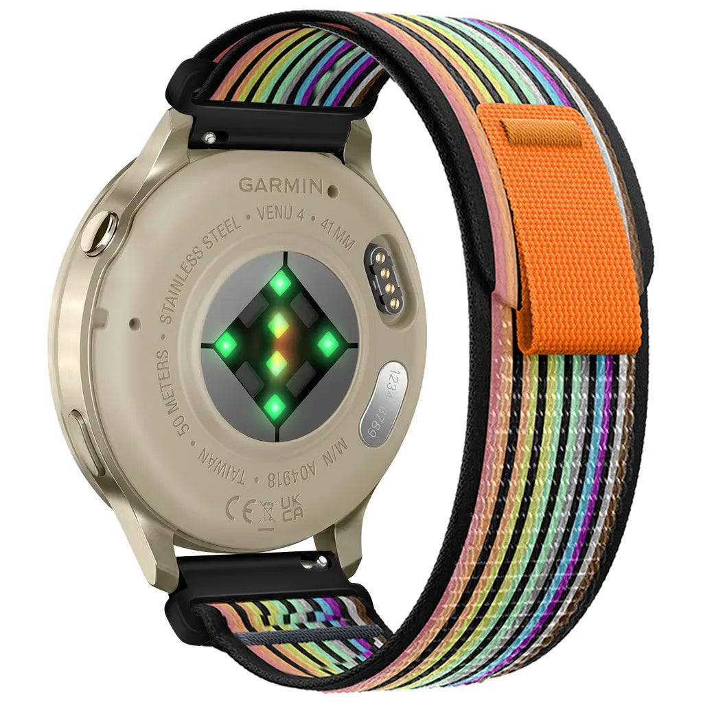 Garmin Approach S12 Trail Nylon Strap (Black/Colourful)