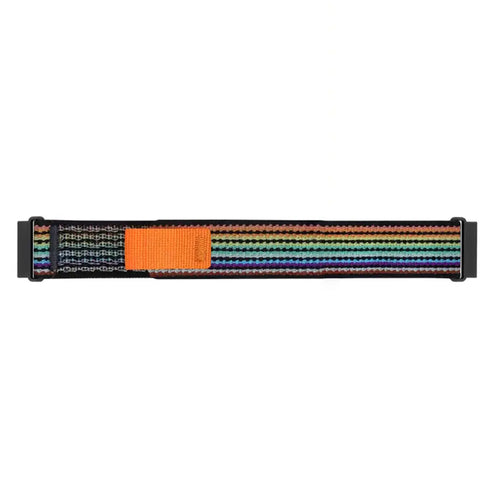 Bracelet nylon trail Amazfit Active 2 (noir/multicolore)