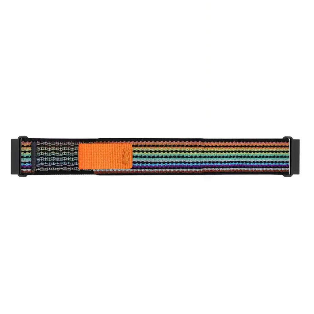 Bracelet nylon trail Amazfit Active 2 (noir/multicolore)