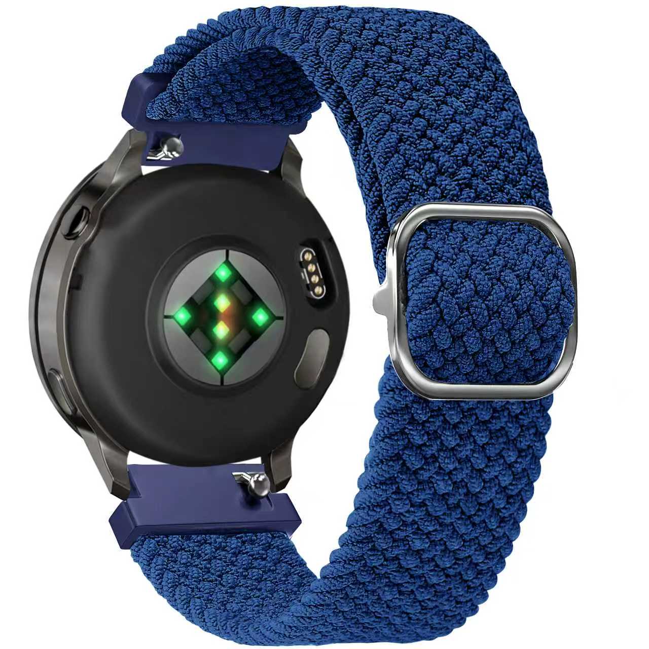 Bandz Bracelet tressé réglable Garmin Venu 3s (bleu)