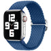 Bracelet nylon tressé Apple Watch (bleu)
