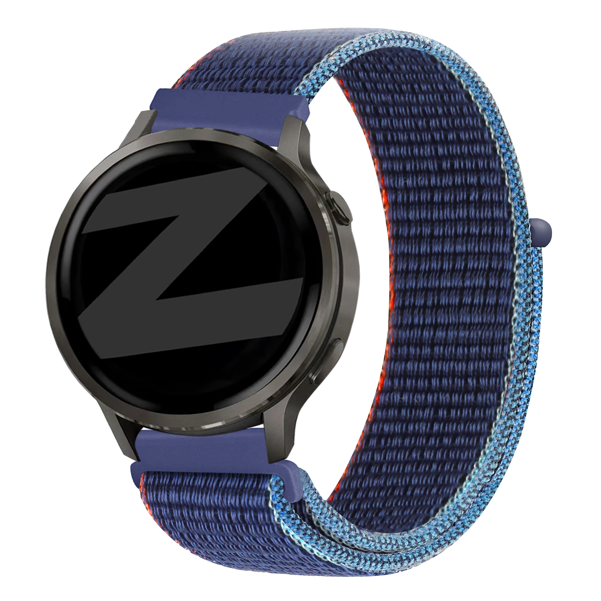 Bandz Garmin Forerunner 70 Nylon Loop Strap (Blue Mix)