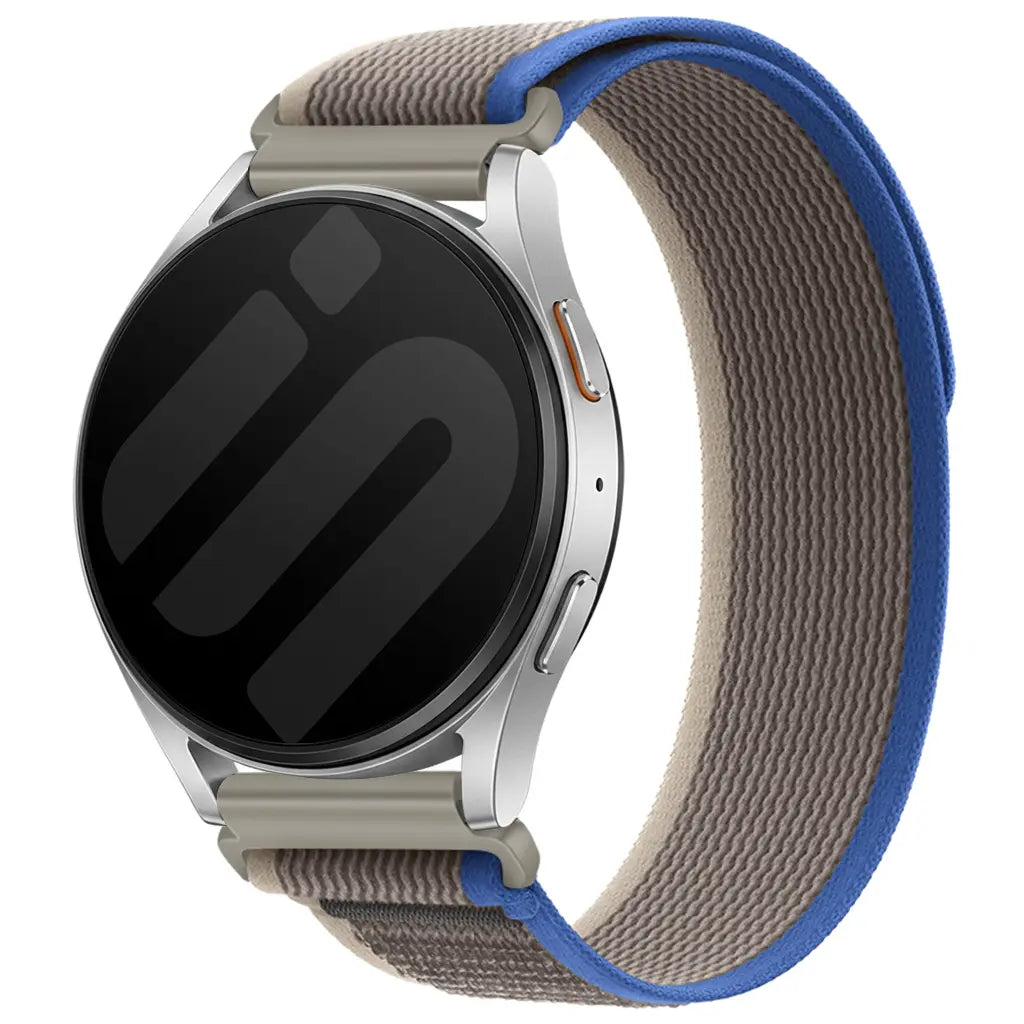 Bracelet nylon trail Huawei Watch GT 3 - 46mm (gris/bleu)