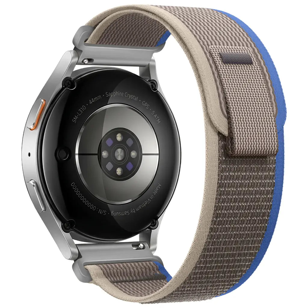 Bracelet nylon trail Huawei Watch GT 3 - 46mm (gris/bleu)