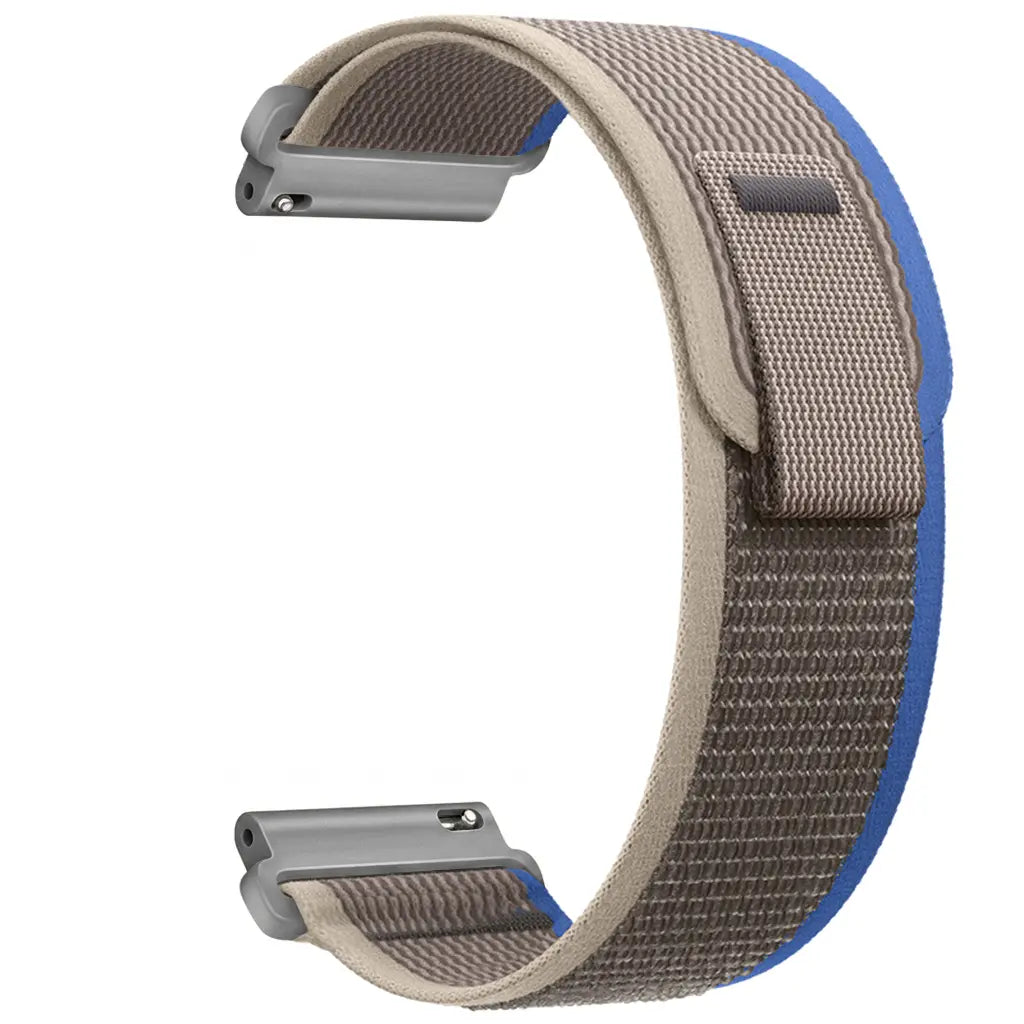 Bracelet nylon trail Huawei Watch GT 3 - 46mm (gris/bleu)