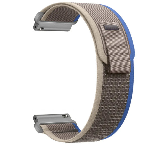Bracelet nylon trail Garmin Forerunner 255 (gris/bleu)