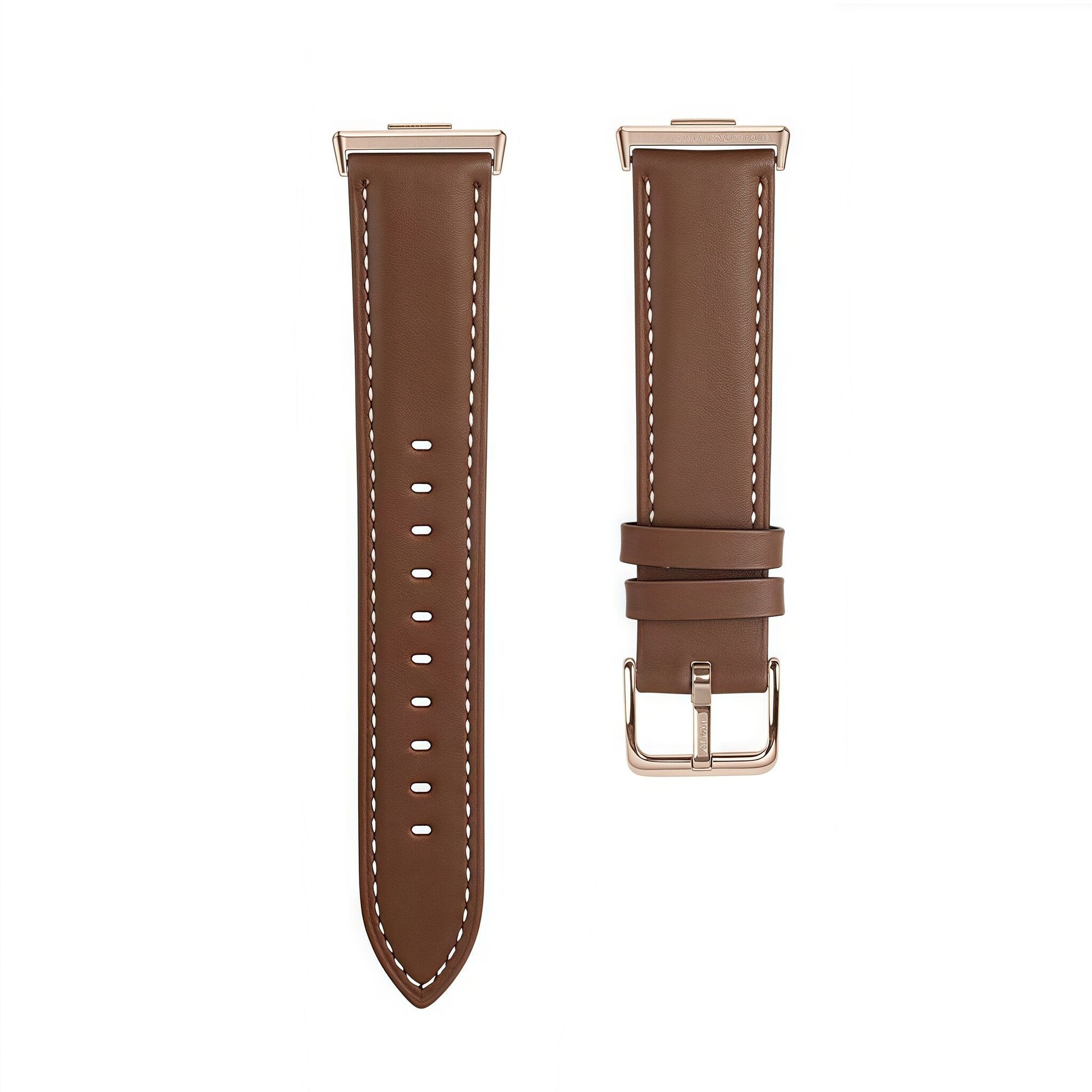 Bracelet cuir Huawei Watch Fit 4 (marron)