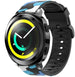 Bracelet camouflage Samsung Gear Sport (bleu)