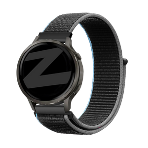 Bandz Garmin Forerunner 255 Nylon Loop Strap (Charcoal)