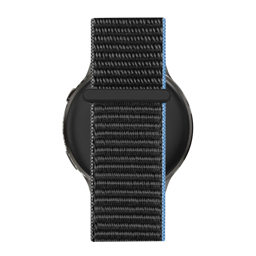 Bandz Garmin Vivoactive 4 Nylon Loop Strap (Charcoal)