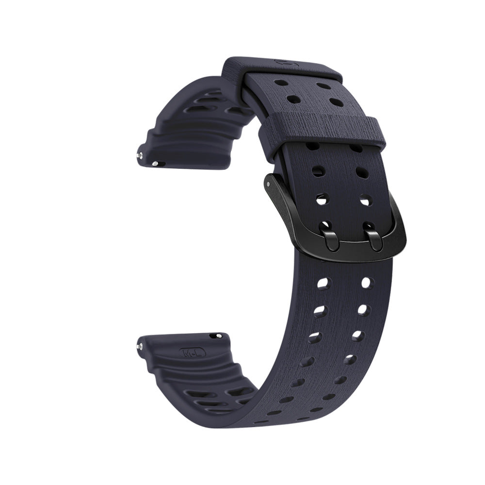 Bracelet silicone grain Polar Grit X Pro (bleu foncé)