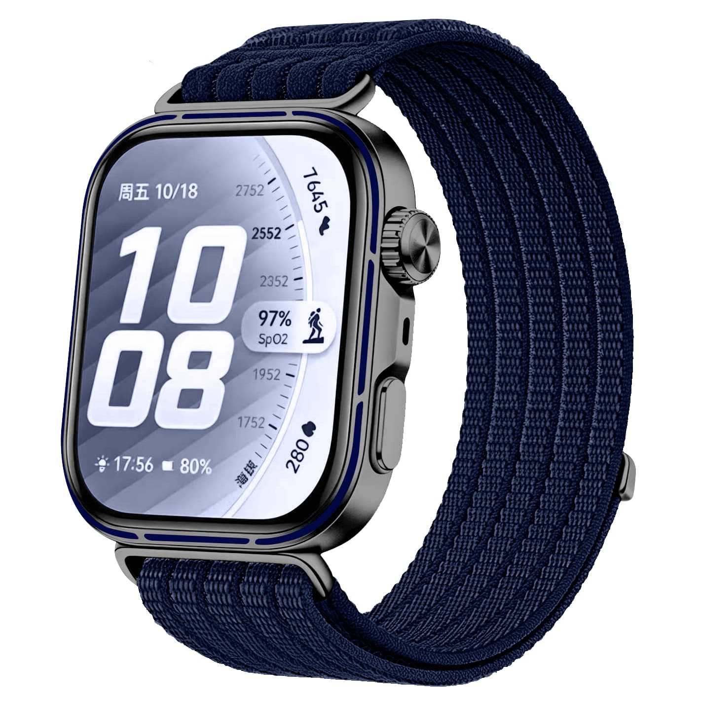 Huawei Watch Fit 4 Ultra Thin Nylon Strap (Dark Blue)