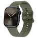 Bracelet Silicone Wave Apple Watch (vert foncé)