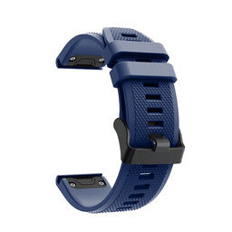 Bracelet silicone Garmin Instinct E - 45mm (bleu foncé)