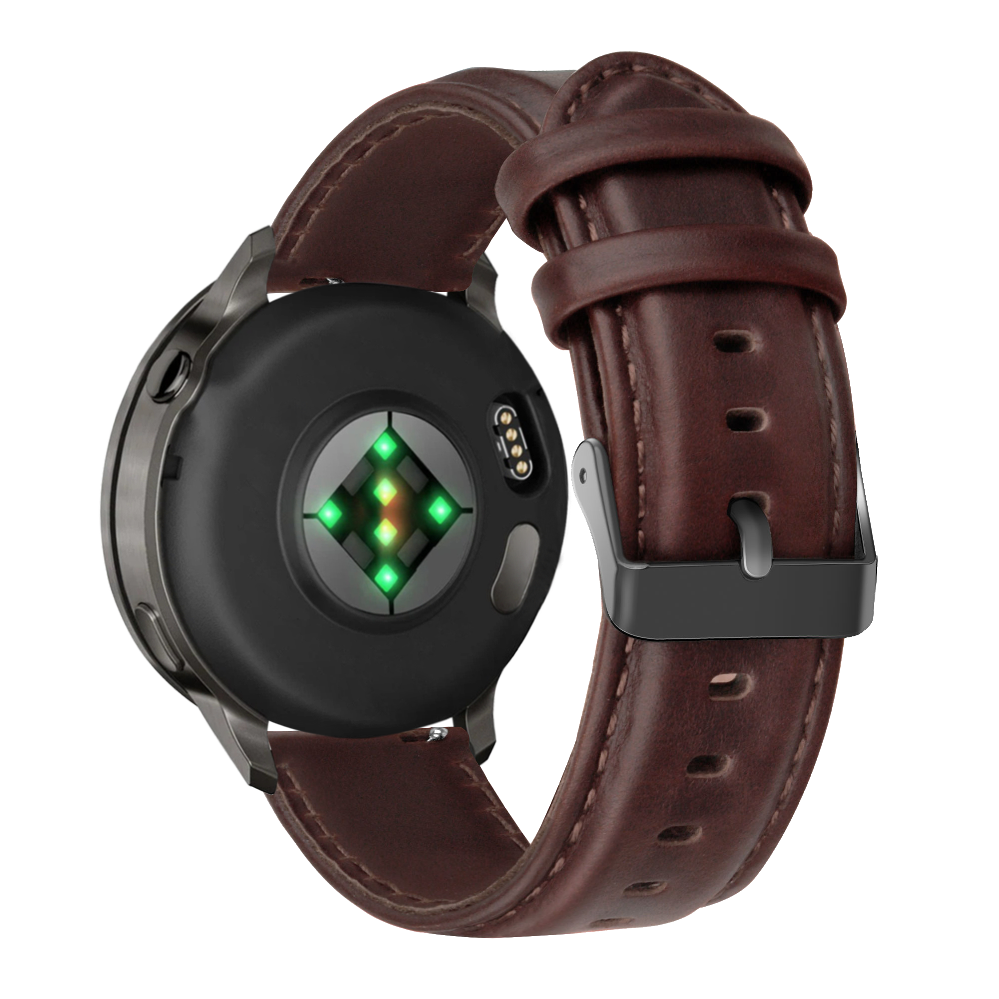 Bandz Bracelet cuir 'Classic' Garmin D2 Air X15 (marron)