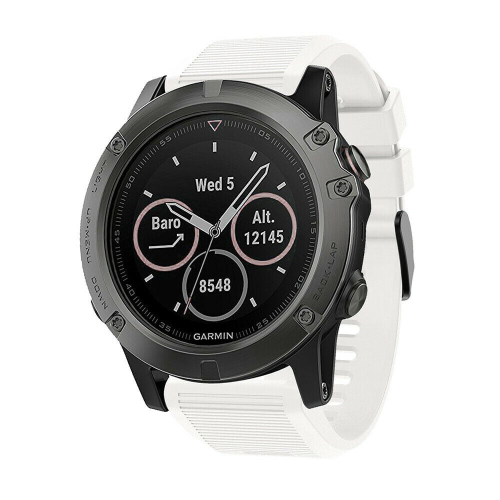 Bracelet silicone Garmin Tactix 8 - 51mm (blanc)