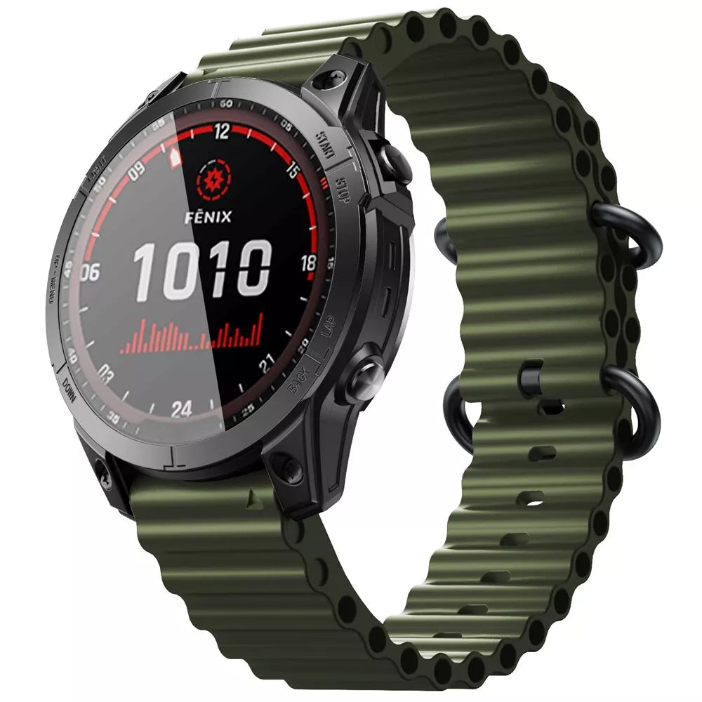Bracelet Ocean Garmin Tactix 7 Pro (vert armée)