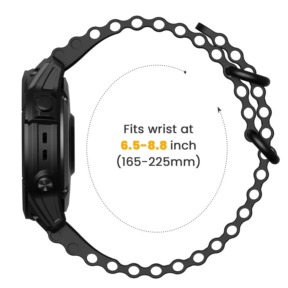 Garmin Fenix 8 Pro - 51mm Ocean Strap (Black)