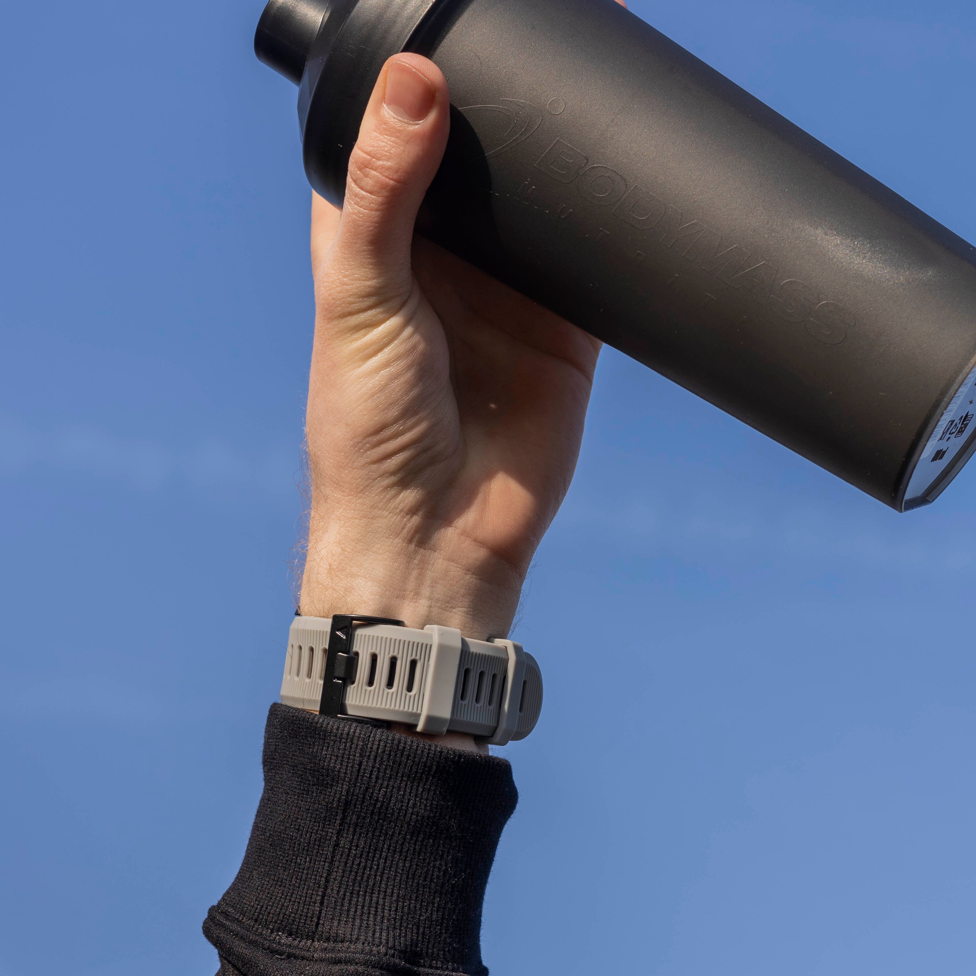Bracelet silicone Garmin Fenix ​​​​5x / 6x (gris)