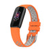 Bracelet sport Fitbit Luxe (orange/gris)  